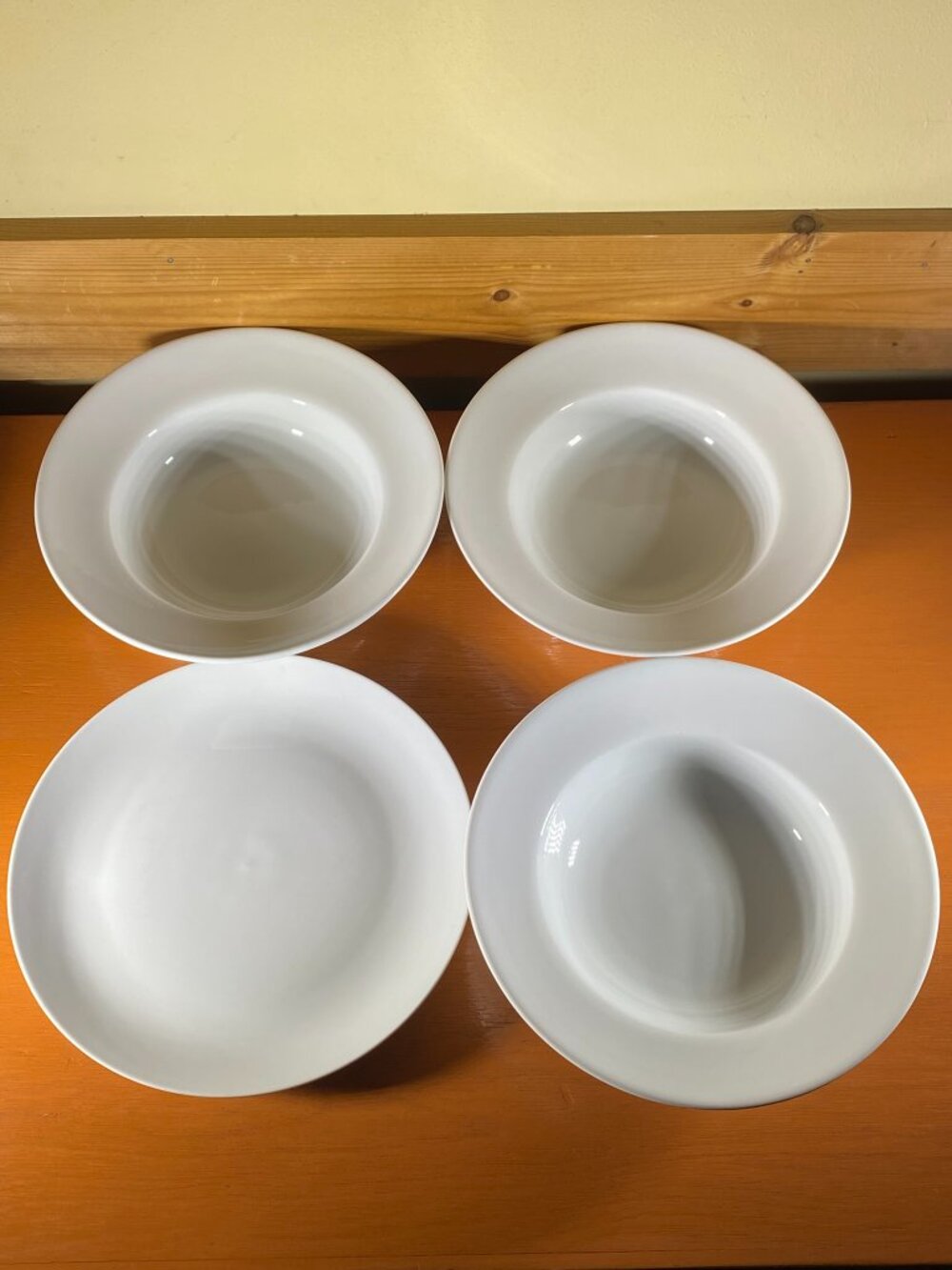 3 Bowls 1 Plate The Cellar Whiteware Basics Dinner Set Macys White Dish Lot
